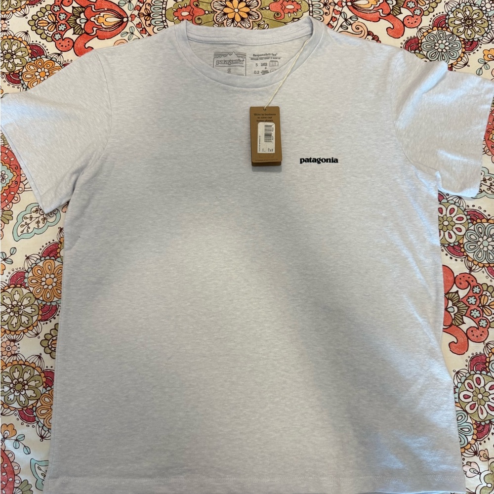 Patagonia Women's Light Gray Short Sleeve Tee